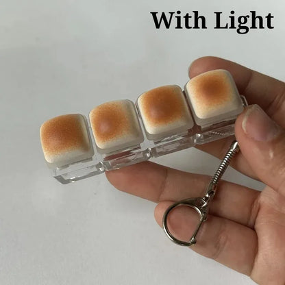 Mechanical Keyboard Switch Keychain with LED – Clicky Fidget for Stress Relief