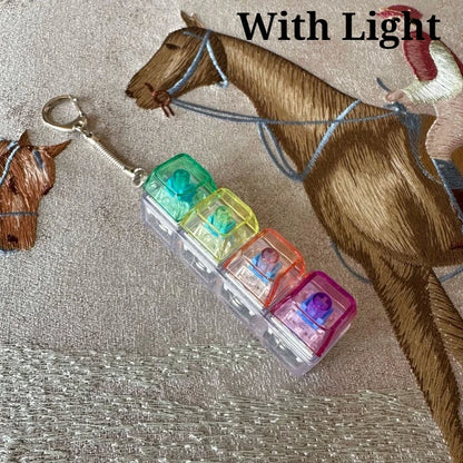 Mechanical Keyboard Switch Keychain with LED – Clicky Fidget for Stress Relief